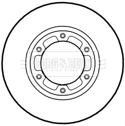 BORG & BECK Piduriketas BBD6019S